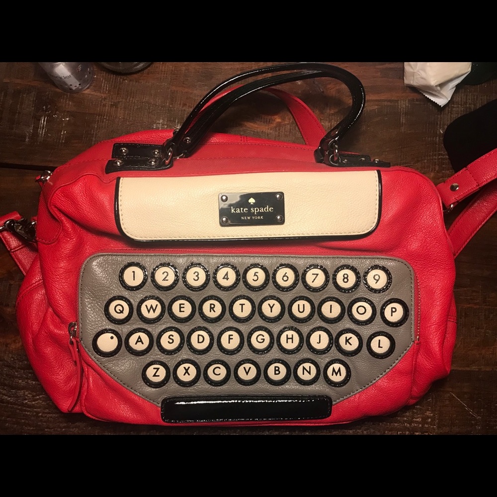 Kate Spade Typewriter All Typed Up Clyde Bag